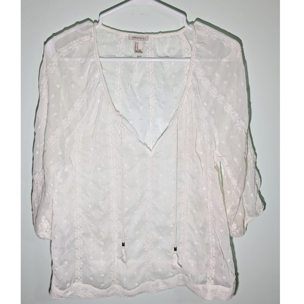 Forever 21 lace tunic